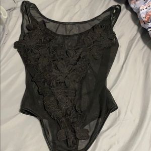 See through body suit